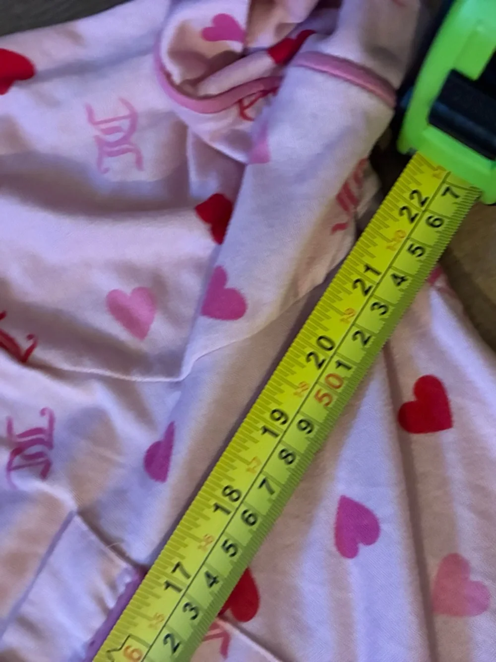 Juicy Couture Pink and Red Heart Sleep  2 piece Set - Picture 7 of 9
